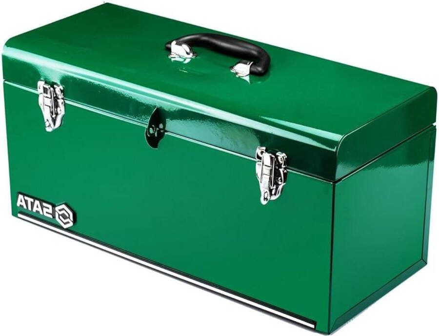 17-Inch Metalen Gereedschapskist van Heavy Gauge Sheet Staal Groen