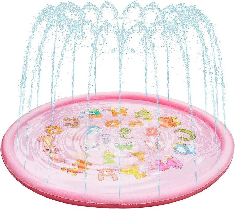 170 cm Sprinkler Speelmat anti-slip Waterspeelmat zomer tuin Waterspeelgoed Kinderen en Huisdieren buiten plezier Waterspeelmat