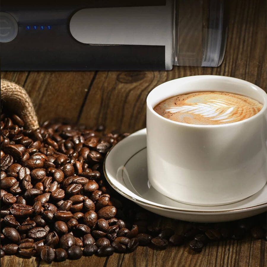 170 ML Espresso Machine voor Auto en Thuis – Koffiemachine voor Capsules en Gemalen Koffie Automatische Koffiemachine voor Keuken en Kantoor Koffiezetapparaat en Espresso Maker