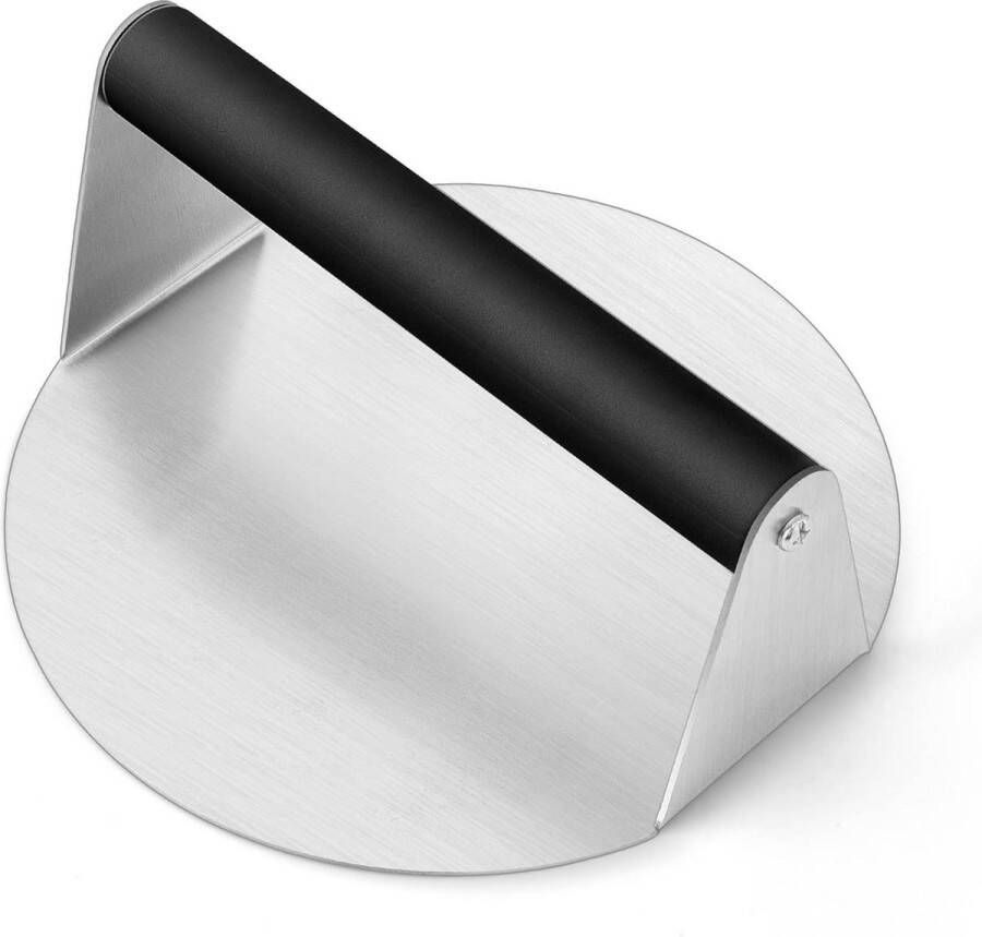18 cm hamburgerpers met ABS-handgreep voor platte grill barbecue voedselveilig en vaatwasmachinebestendig