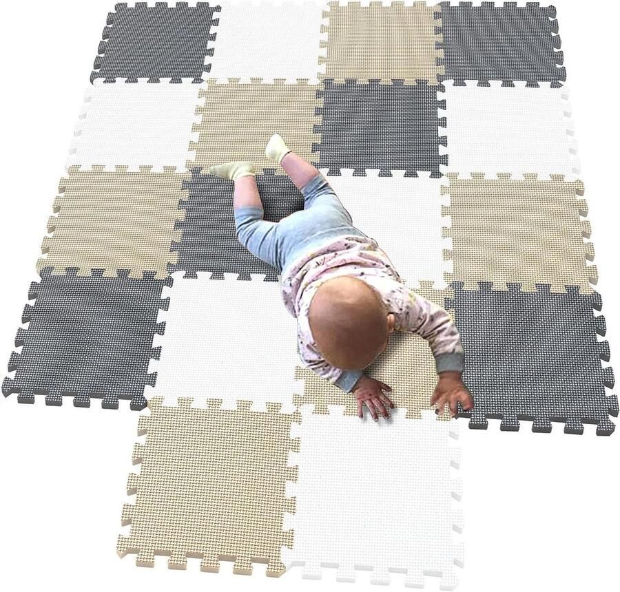 18 delijs Puzzelmat voor Baby's en Kinderen 30x30 Speelmat met Kruipmat EVA Schuim Mat speelmatten G301018-101110112 play mat baby