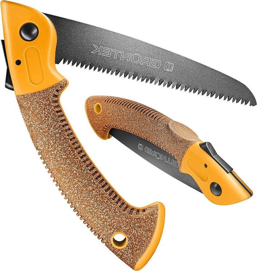 180 mm Vouwzaag Handzaag met Ergo-CORK-greep en TEFLON gecoat blad 2 zaagposities