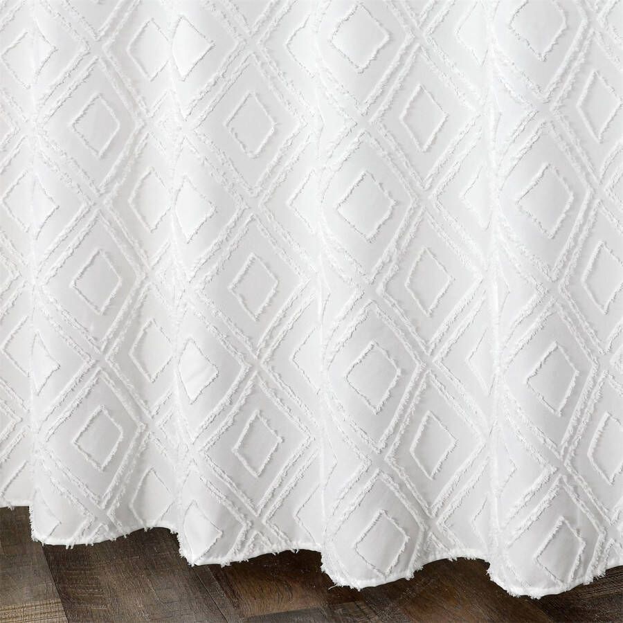 180*180 cm effen kleur snijbloem polyester waterdicht douchegordijn stof waterdicht en schimmelbestendig douchegordijn met 12 haken