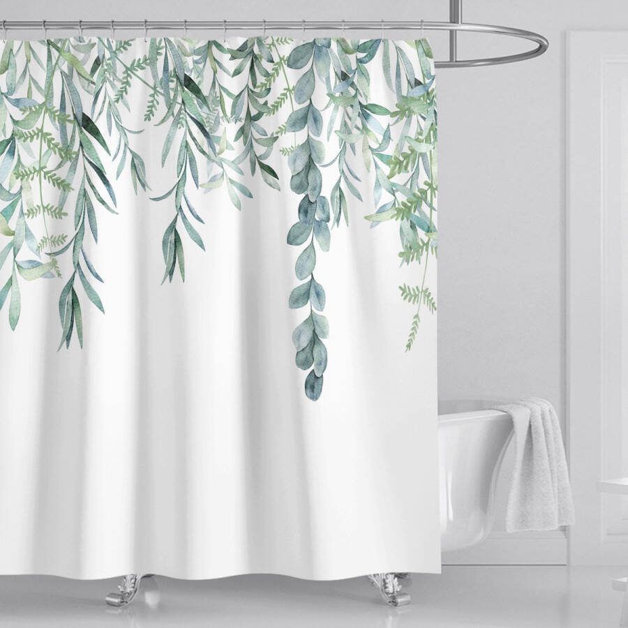 180x180cm waterdicht en schimmelbestendig polyester 3D digitaal gedrukt patroon douchegordijn wasbaar sneldrogend douchegordijn