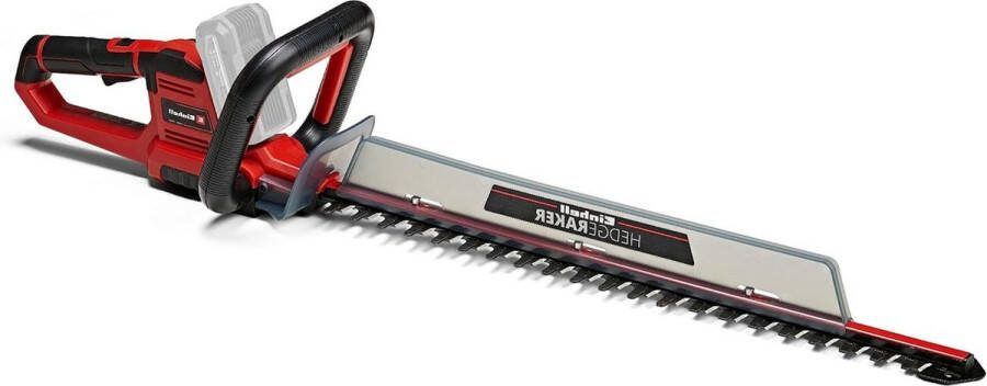 18V Accu Heggenschaar Ge-Ch 18 60 Li-Solo Power X-Change 67 Cm Zwaardlengte 60 Cm Zaaglengte 22 Mm Tandafstand Metalen Tandwiel Rood Zilver Heggenschaar