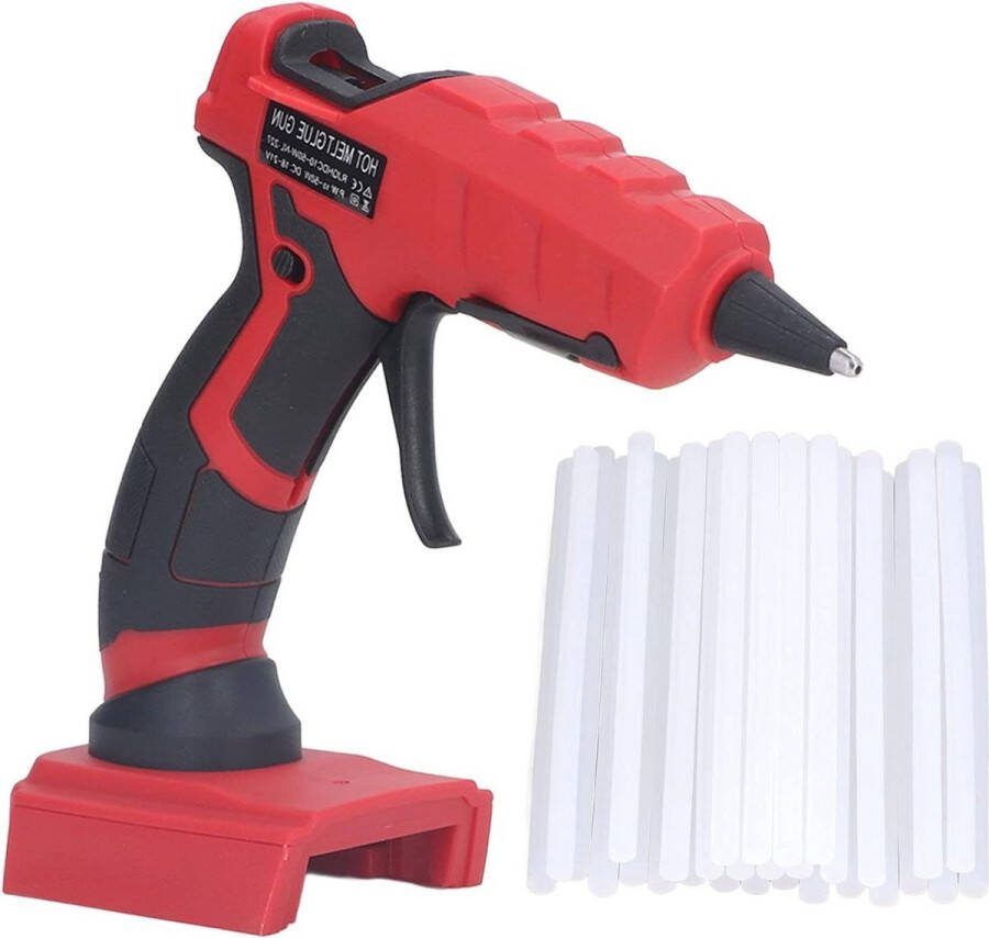 18V Draadloos Hete Lijmpistool DIY Reparatie Snel Voorverwarmen Geïsoleerd Mondstuk 30 Stuks Stok Past Op 18V Batterij