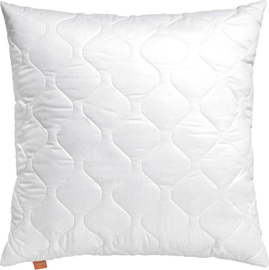 196361 extra stevig en dik hoofdkussen (1.200 gr. vulmateriaal) microvezel Ökotex 100 wasbaar tot 60 graden Made in EU 80 x 80 cm wit