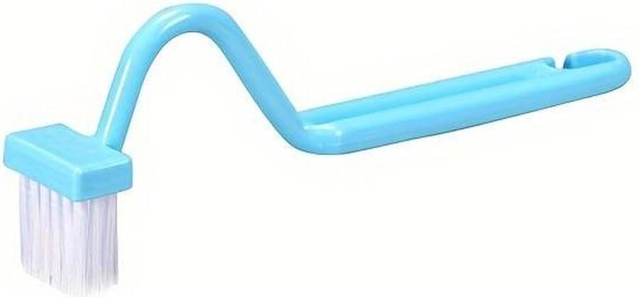 1pc S-vormige Plastic Toiletborstel Gebogen Reinigingsborstel
