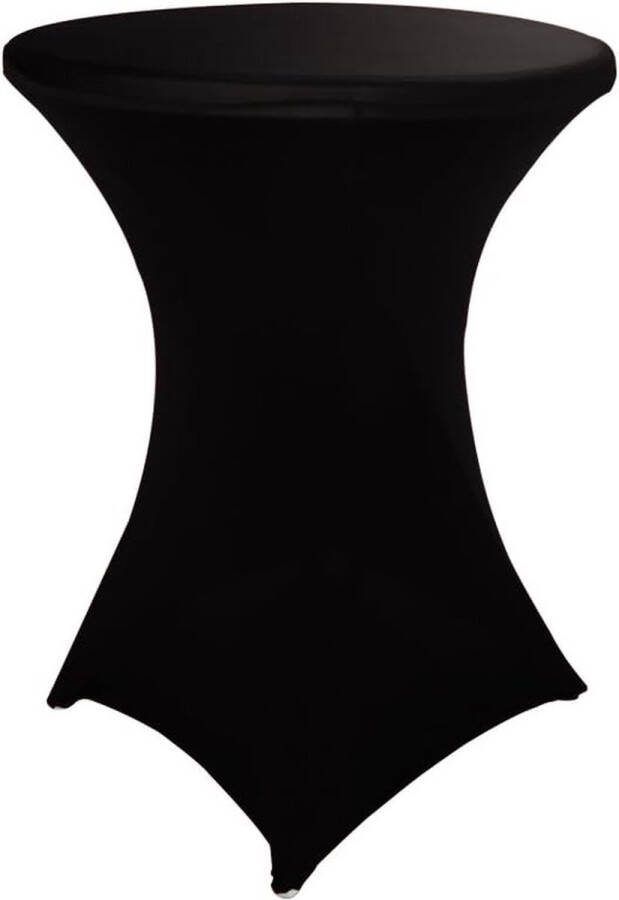 1stuks 70X110cm Statafelrok Zwart Stretch Rok Tafelhoes Zwart Stretch Sta Tafelrok voor Statafel Staantafelhoes Voor binnen en buiten