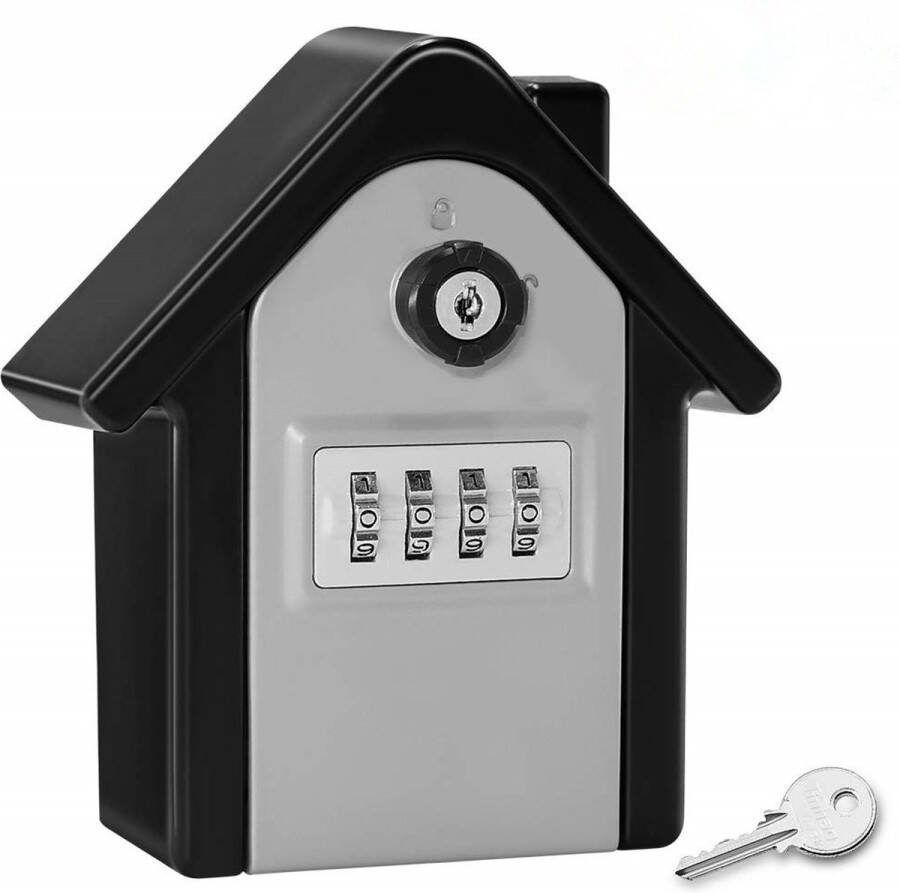 1stuks aan de muur gemonteerde veilige sleutelkast Geschikt voor digitale code en noodsleutels groot sleutelkluisformaat Outdoor sleutelkluis Geschikt voor thuis kantoor fabriek garages
