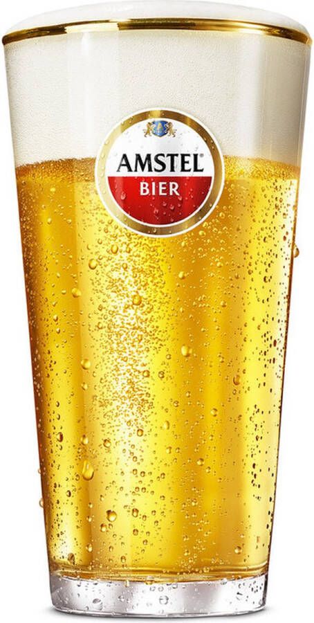 2 AMSTEL BIERGLAZEN