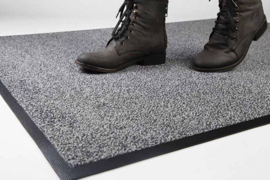 2 deurmatten schoonloopmatten 1 x binnenmat en buitenmat rubberringmat 60 x 40 cm