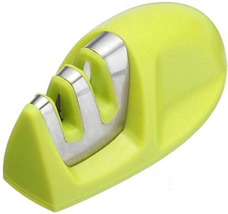 2 in 1 messenslijper 2 verschillende slijpkoppen Messenslijper Doortrekslijper Antislip knife sharpener – Doortrekslijper – Anti Slip – Schaarslijper Keuken messenslijpe