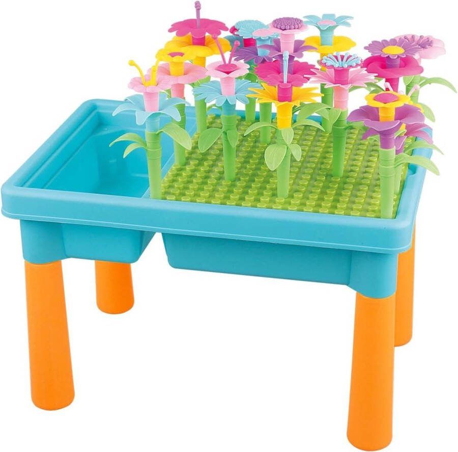 2-in-1 tuintafel zand-watertafel speelgoedset voor kinderen educatief speelgoed watertafel