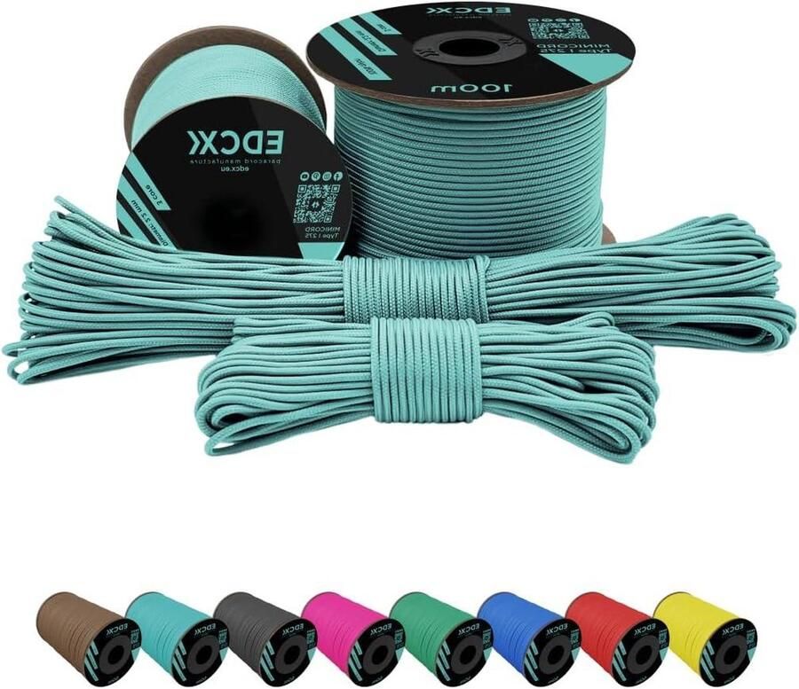2 mm nylon paracord 275 100% nylon touw 3-strengs koord Vele kleuren Dakraam 50 m