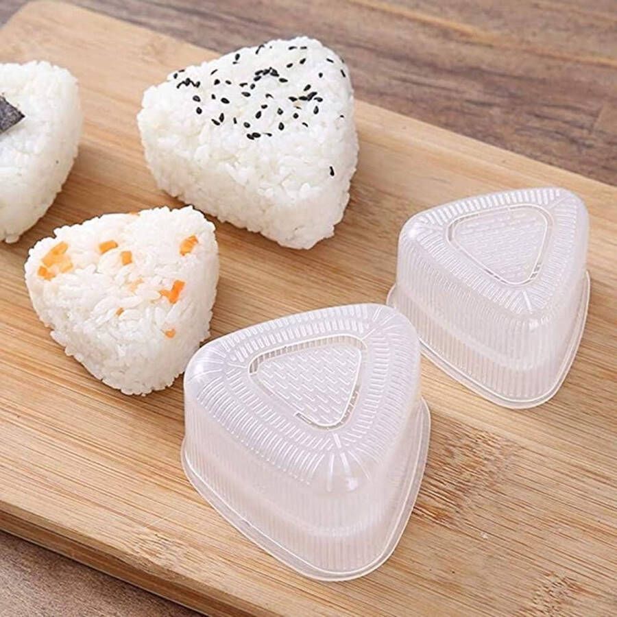 2 STKS Sushi Mal Onigiri Maker DIY Maken Gereedschap Rijstbal Bento Persen Mold Driehoekige Onigiri Mold DIY Tool Koken Praktische Gereedschap