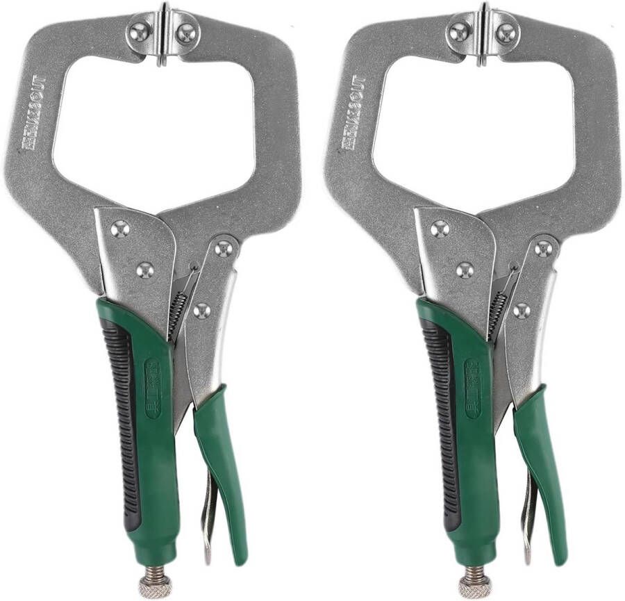 2 stuks 254 cm C-klemmen snelspantang zware schroefstok klemtangset verstelbare schroeven draaischarnieerpads houtbewerking lassers