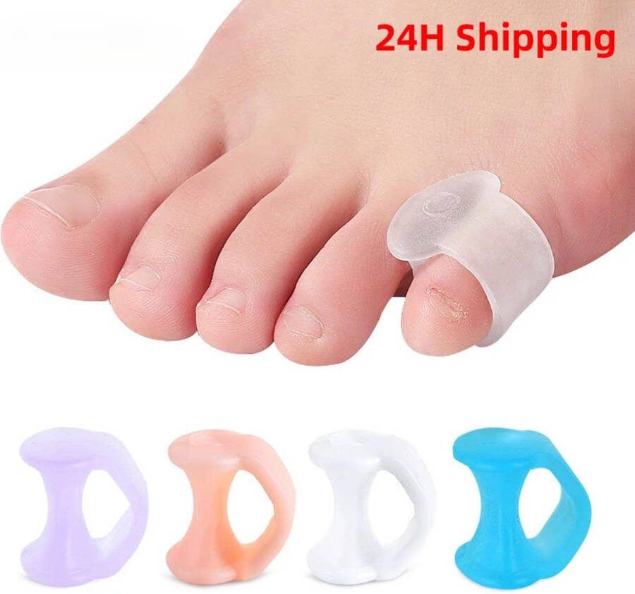 2 Stuks Bunion Corrector – Silicium Hallux Valgus Corrector voor Voetverzorging – Orthopedische Bescherming voor Grote Scheve Teen Perfect voor Pedicure Bunion Verzorger Voetcorrectie
