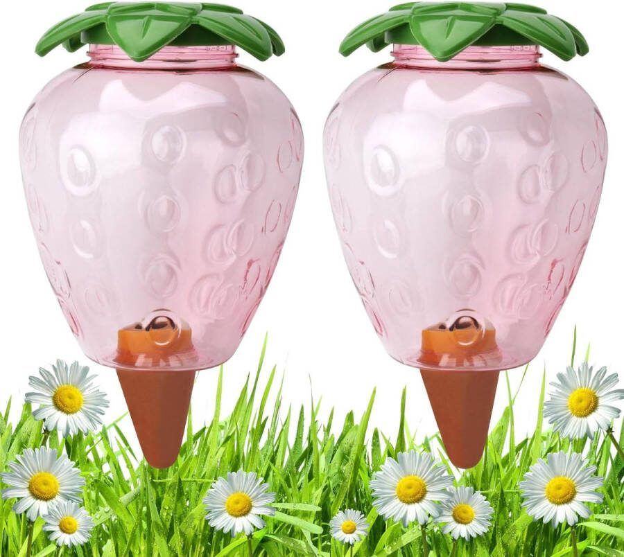 2 stuks irrigatieballen groot 500 ml groot plantenirrigatie kamerplanten irrigatiesysteem voor potplanten waterreservoir planten plastic klei waterdispenser vakantie tuindecoratie