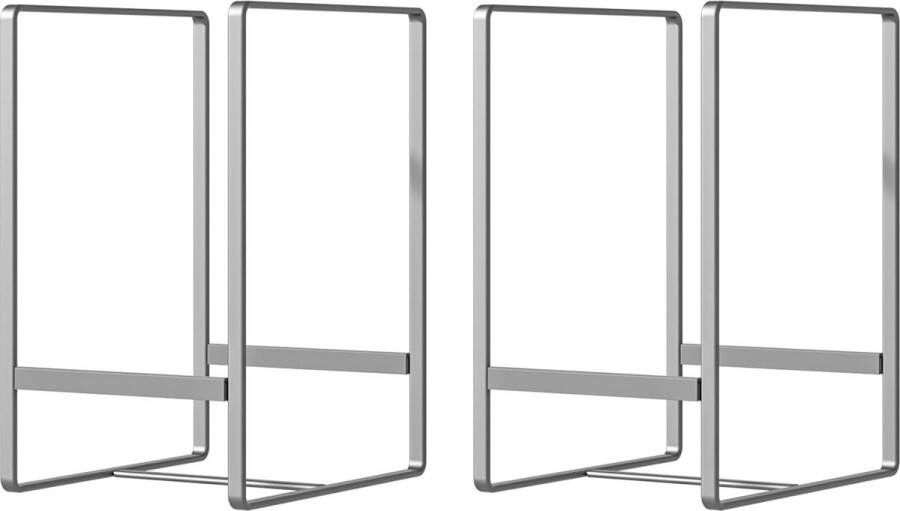 2 stuks platenhouder organizer wandbord houder metalen plaat organizer rekken standaard voor werktop en cuppboard grijs 2 stuks platenhouder organizer wandbord houder metalen plaat organizer rekken standaard voor werktop en kast grijs