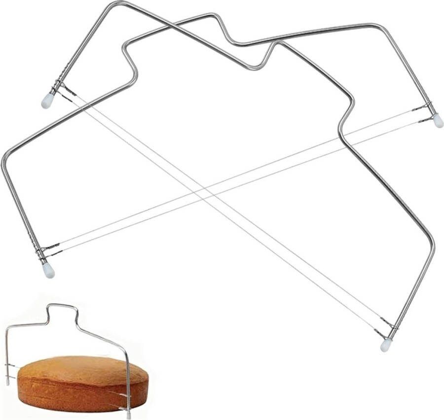 2 stuks roestvrijstalen taartsnijder roestvrij staal 31 4 cm voor brood cake taartsnijder huishoudens bakkerij en dessertwinkels (31 4 cm)