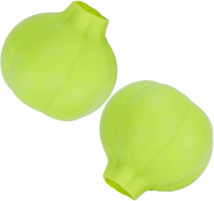 2 stuks siliconen knoflookschiller handmatige knoflookroller keukengereedschap voor knoflookpers