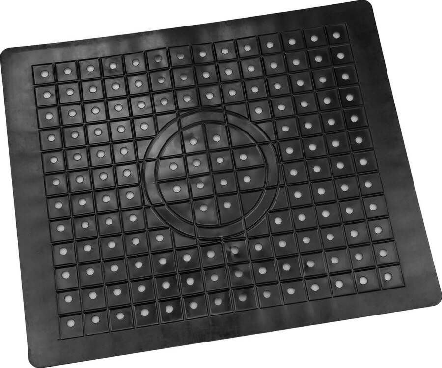 2 stuks spoelbakmat zwart siliconen afdruipmat gootsteen vierkant spoelmat voor spoelbak met afvoergat voor badkamer keuken 31 5 x 26 cm