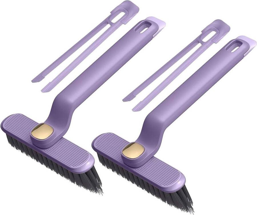 2 stuks voegenborstel voor badkamer voegenreinigingsborstel hoekreinigingsborstel harde borstels spleetreinigingsborstel raamgroeven reinigingsborstel reiniging voor badkamer keuken