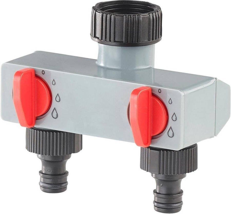 2-Way 4-Way waterslangkraan splitter voor in de tuin Buitenkraan