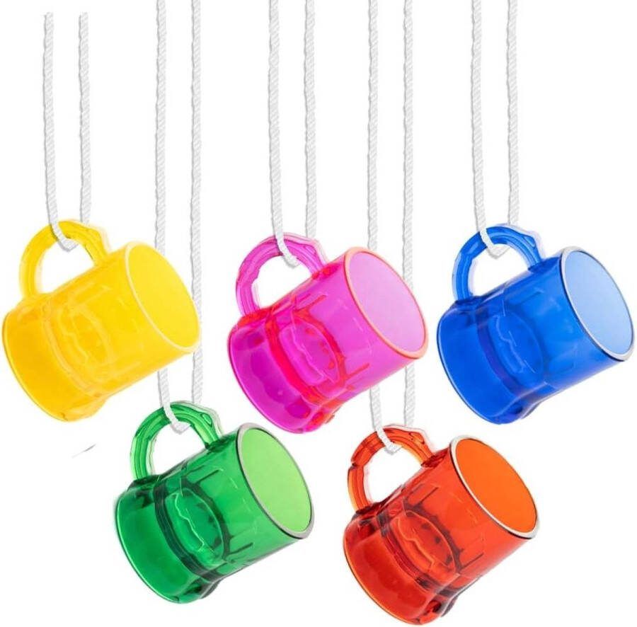 20 borrelglaasjes aan band om te hangen voor vrijgezellenfeest borrelkruk prikjes feestartikelen met hanger