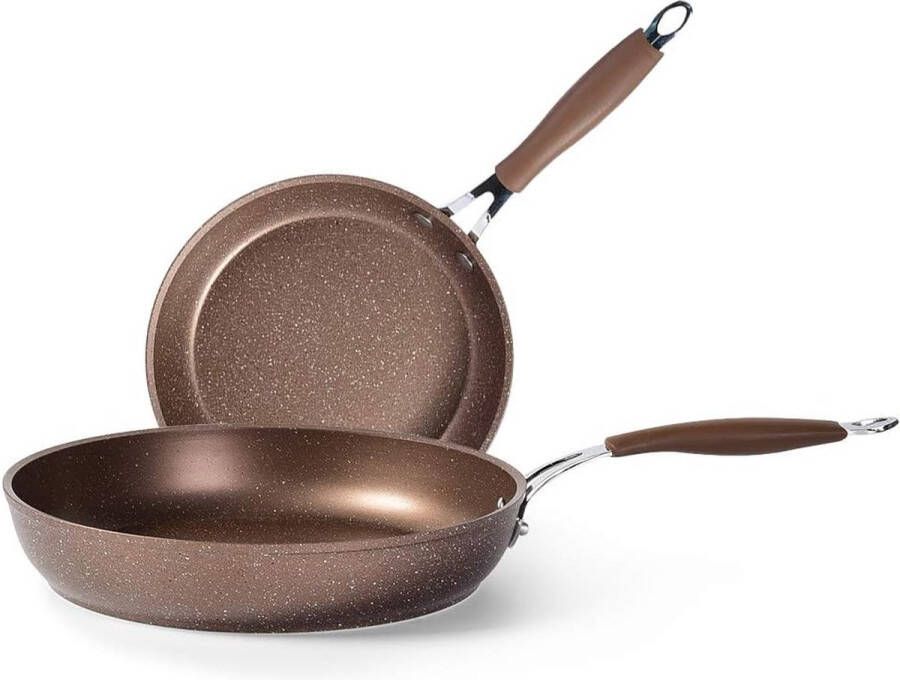 20 cm 28 cm anti-aanbakpan pan met antiaanbaklaag inductie omelet braadpan steen voor alle warmtebronnen