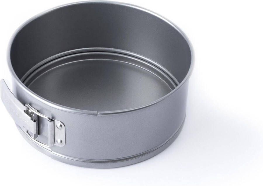20 cm Bakeware Springvorm Cake Pan Gealuminiseerd Staal PFAS-Vrij Antiaanbaklaag Grijs Oven- en Vaatwasmachinebestendig