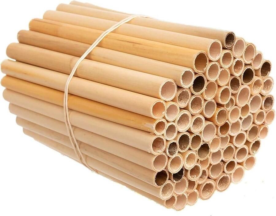 20 cm rieten buisjes voor insectenhotel waterdicht vulmateriaal bijenhuis nesthulp