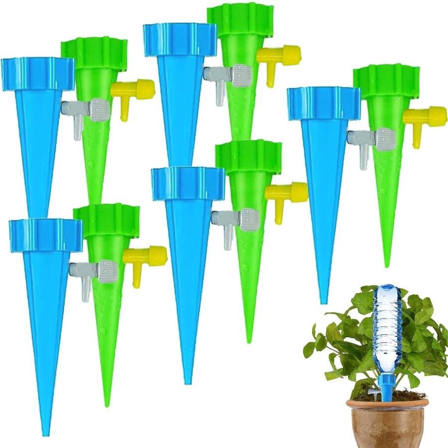 20-delige automatische bewateringsset automatische bewateringsapparaten verstelbaar plantenbewateringssysteem druppelirrigatie voor tuin planten bloemen potplanten