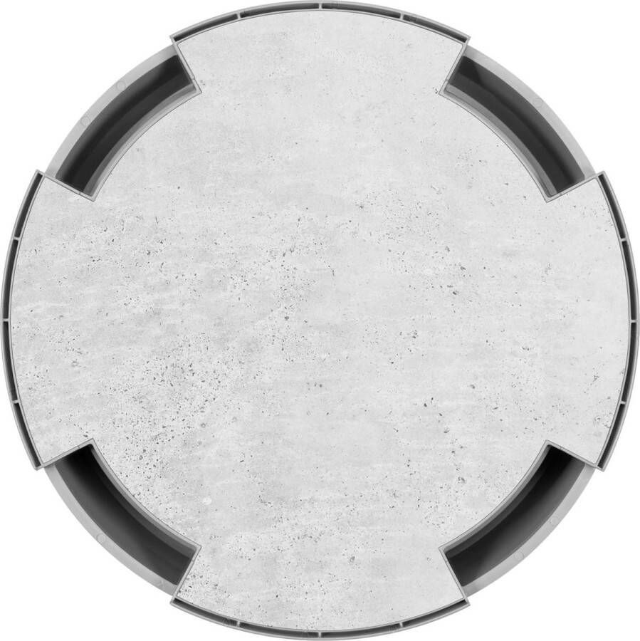 20 kg Betonparasolvoet zilvergrijs Stabiele parasolvoet van 219 kg