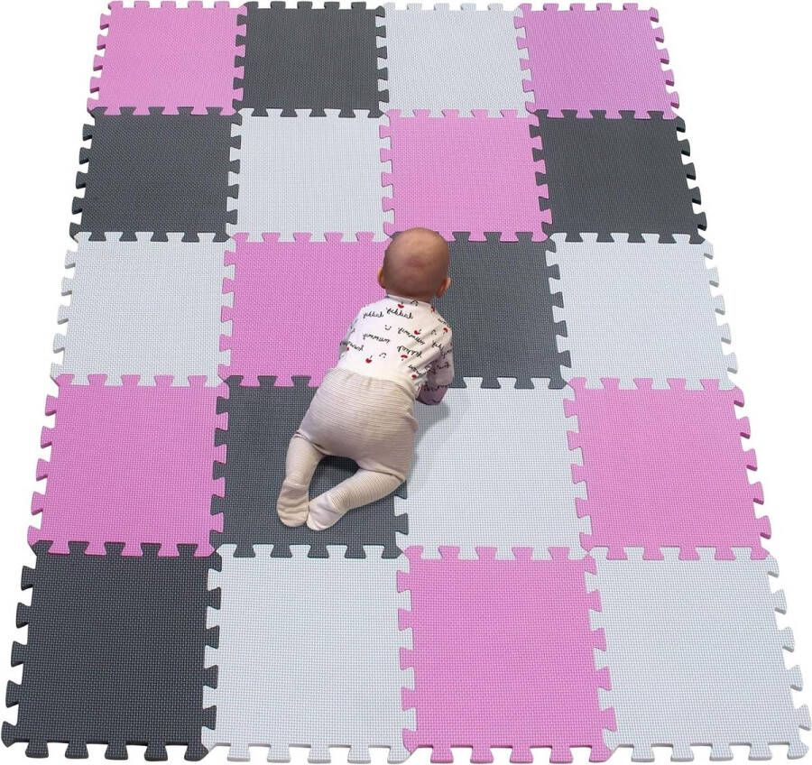 20 Tegels Dikke EVA Schuimvloer 30cm×30cm×1cm Baby's Puzzel Speelmatten Kinderen Peuters Zachte Elkaar Grijpende Mat R01R03R12G301020