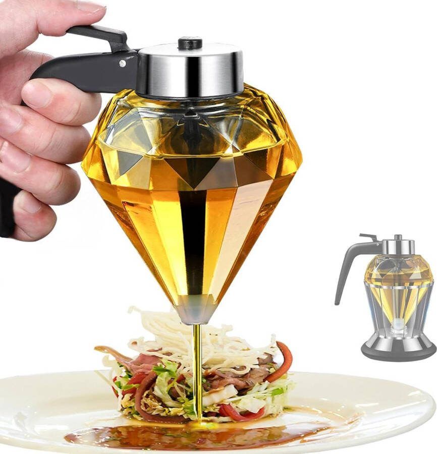 200 ml oliedispenser olieflessen olijfoliefles voor azijn en kruiden vloeibare houder honing persen spijsolie dispenser