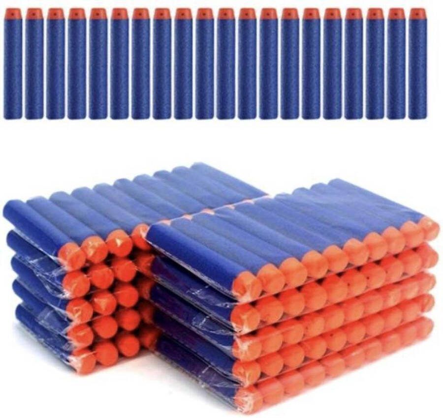 200 Pijltjes Darts Bullets geschikt voor Nerf Blasters Speelgoedblaster pijltjes Blauw