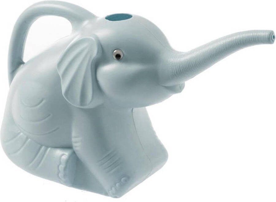 2000 ml Olifant Gieter van Kunststof voor Binnen Loemengieter Kamerplanten Tuinplant Gieter met Lange Mond Plantenbewatering Blauw