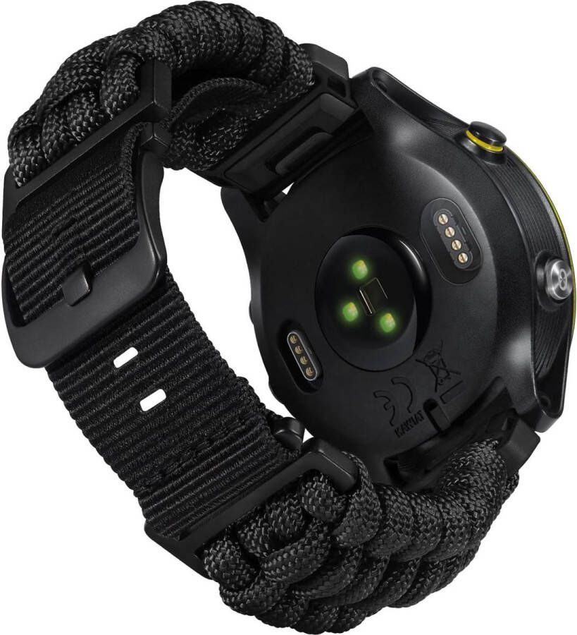 20mm 22mm 26mm Robuust Gevlochten 550 Paracord Nylon Sportvervangingsbanden Geschikt voor Forerunner-voor Instinct-voor Fenix-voor Descent-voor Mannen Vrouwen