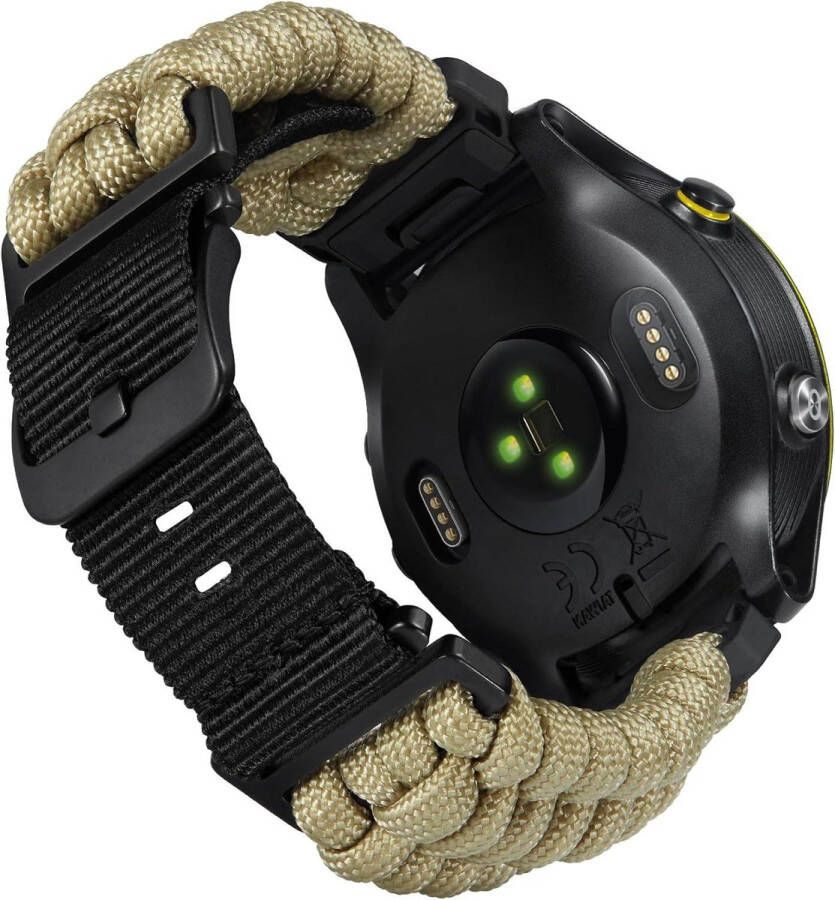 20mm 22mm 26mm Robuust Gevlochten 550 Paracord Nylon Sportvervangingsbanden Geschikt voor Forerunner Instinct Fenix Descent Mannen Vrouwen