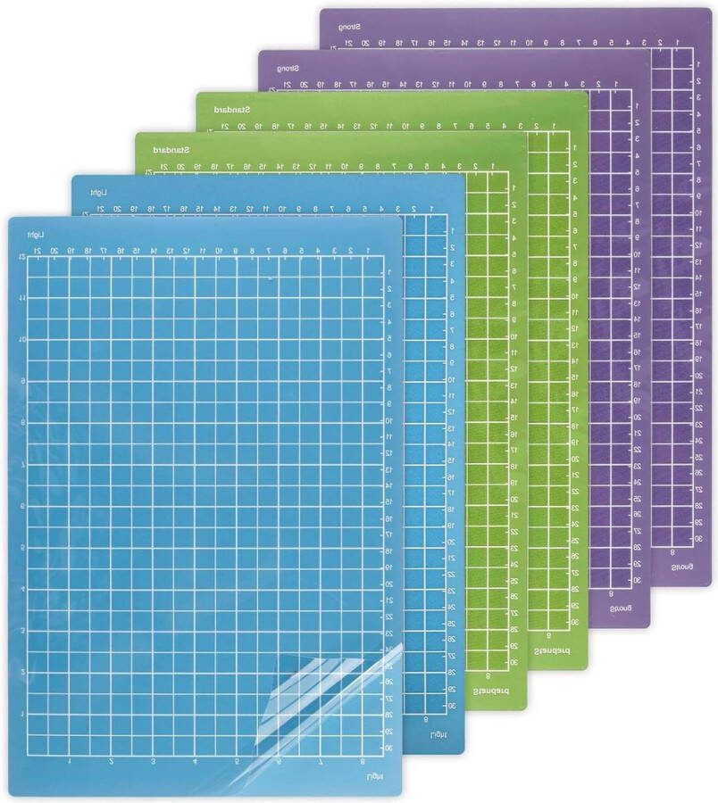 2159x3048cm Snijmat voor Cricut Joy Herbruikbaar Handwerk en Beschermfolie 3 Lijmen Gripmachinemat Cricut-Accessoires StandardGrip LightGrip StrongGrip