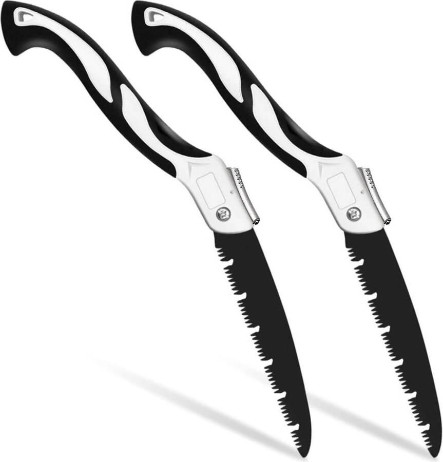 21cm Opvouwbare Snoeizaag met Veilig Slot Handzaag voor Tuinieren en Camping Boomzaag met Softgrip Handgreep