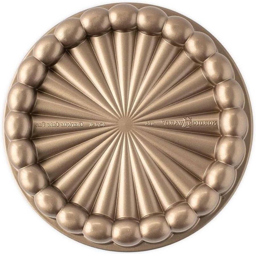 22cm Taartvorm Aluminium Goud Hoge Kwaliteit 83577