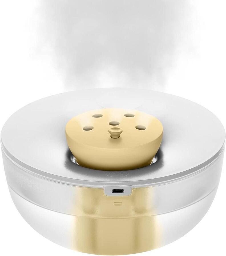 22dB Superstille Luchtbevochtiger Slaapkamer Top Vulling en Aroma Diffuser met Waterloze Uitschakeling Kleine USB Luchtbevochtiger voor Planten Thuis Kantoor