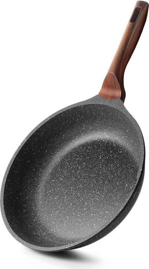 24 cm inductie braadpan antiaanbakpan graniet coating omeletpan eierpannen braad- en universele pannen voor alle warmtebronnen stenen pannen kookgerei