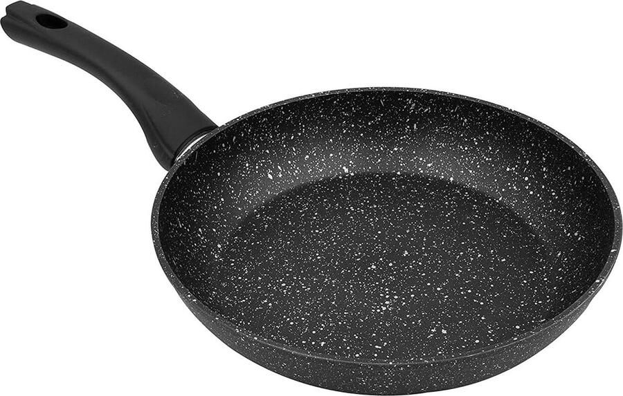 24 cm zwart braadpan met anti-aanbaklaag en krasbestendige Cool-Touch-handgrepen inductie elektrische en gasfornuizen pans
