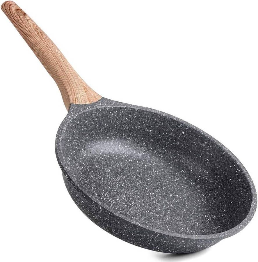 24cm Omelet Pan met Anti-aanbaklaag Geschikt voor Gasfornuis en Inductiefornuis
