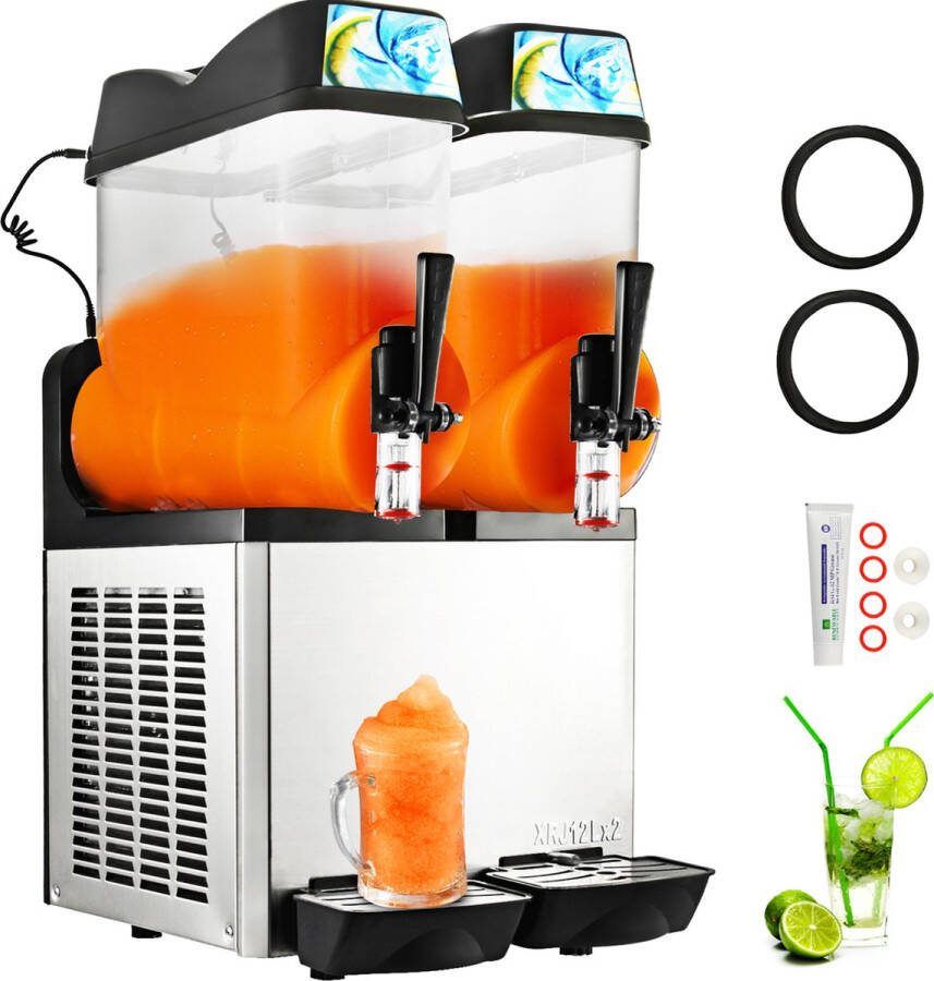 24L Commerciële Slushie Machine Granita Slush Maker Slurpee Slushy Juice 900W