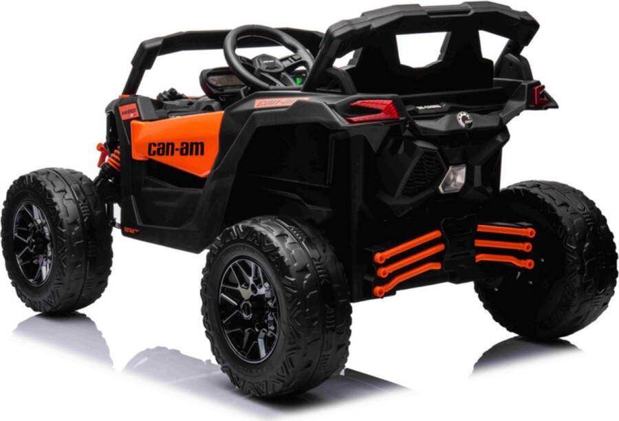 24V CAN-AM Maverick 1 zits buggy CA-Orange 4WD accuvoertuig kinderauto